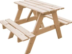 Kinder Timbela Gartenmöbel Für Kinder|Kindersitzgarnitur Holz M012-1 Klein