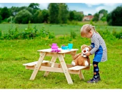 Kinder Timbela Gartenmöbel Für Kinder|Kindersitzgarnitur Holz M012-1 Klein