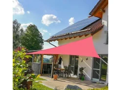 Toldoro Sonnensegel|Sonnensegel Dreieck 4,6x4,6x6,5m UPF50+ PES Regendicht UV-Schutz Sonnenschutz Terrasse Garten