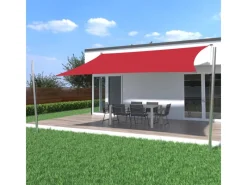 Toldoro Sonnensegel|Sonnensegel Komplettset 6x3m UPF50+ mit Befestigungsmaterial Halterung Pfosten Mast & Zubehör Regendicht UV-Schutz Sonnenschutz