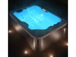 Outdoor Whirlpool Levanzo Inkl Heizung Hydromassage Bluetooth Und Farblicht 190X135Cm 450 Liter*Tronitechnik Discount