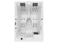 Outdoor Whirlpool Spa Elba  Aussen Badewanne Weiss 210Cm X 150Cm Mit Heizung Hydromassage Bluetooth*Tronitechnik Best