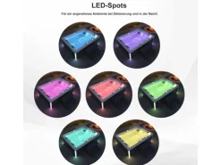 Outdoor Whirlpool Spa Elba  Aussen Badewanne Weiss 210Cm X 150Cm Mit Heizung Hydromassage Bluetooth*Tronitechnik Best