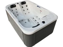 Tronitechnik Outdoor Whirlpools|Outdoor Whirlpool Spa Tino Pro Isolierung Weiss Marmoriert 195Cm X 127Cm Heizung Hydromassagezwei Pumpen