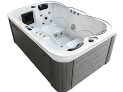 Tronitechnik Outdoor Whirlpools|Outdoor Whirlpool Spa Tino Pro Isolierung Weiss Marmoriert 195Cm X 127Cm Heizung Hydromassagezwei Pumpen