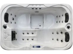 Tronitechnik Outdoor Whirlpools|Outdoor Whirlpool Spa Tino Pro Isolierung Weiss Marmoriert 195Cm X 127Cm Heizung Hydromassagezwei Pumpen