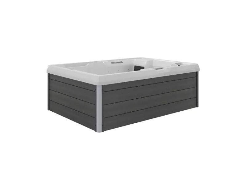 Outdoor Whirlpool Spa Elba Aussen Weiss 210Cm X 150Cm Heizung Hydromassagebluetoothinkl Thermoabdeckung*Tronitechnik