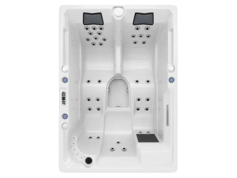 Outdoor Whirlpool Spa Elba Aussen Weiss 210Cm X 150Cm Heizung Hydromassagebluetoothinkl Thermoabdeckung*Tronitechnik