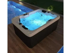 Tronitechnik Outdoor Whirlpools|Outdoor Whirlpool Levanzo Inkl Heizung Hydromassage Bluetooth Und Farblicht 190X135Cm 450 Liter