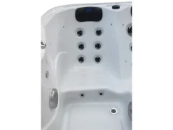 Tronitechnik Outdoor Whirlpools|Outdoor Whirlpool Spa Tino Pro Mit Isolierung Weiss Silber Marmoriert  195Cm X 127Cm Heizung Hydromassage