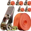 TRUTZHOLM Wassersport|Quads|5 Stück Spanngurte mit Ratsche 6m 1000kg 1 Teilig zur Ladungssicherung