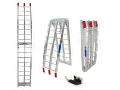 1 x Auffahrrampe Klappbar 180 cm Traglast 340 kg Grau*TRUTZHOLM Sale