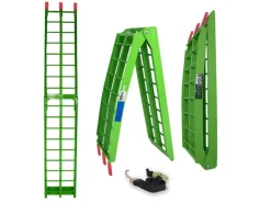 TRUTZHOLM Quads|1 x Auffahrrampe Klappbar Länge 180 cm Riffelstab