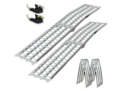 2 x Auffahrrampen 230 cm 1360 kg Traglast Klappbar Grau*TRUTZHOLM Sale
