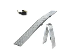 1 x Auffahrrampe Klappbar 226 cm Traglast 680 kg Alu Grau*TRUTZHOLM Best