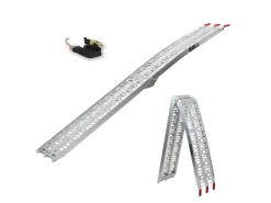 1 x Auffahrrampe Klappbar 228 cm Grau*TRUTZHOLM Discount