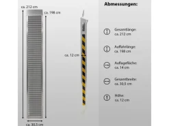 1 x Profi Schwerlastrampe 212cm Traglast 1900 kg Alu Grau*TRUTZHOLM Discount