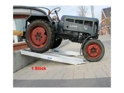 1 x Profi Schwerlastrampe 212cm Traglast 1900 kg Alu Grau*TRUTZHOLM Discount