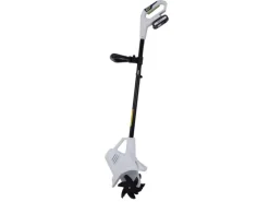 TRUTZHOLM Motorhacken|Akku Bodenhacke 20V 2Ah mit Akku und Ladegerät 19 cm Arbeitsbreite 24 Klingen