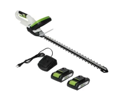 Akku Heckenschere 20V 2Ah mit 2 Akkus und Schnellladegerät Schnittlänge 520 mm*TRUTZHOLM Clearance
