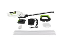TRUTZHOLM Heckenscheren|Akku Heckenschere 20V 2Ah 520mm Schnittlänge mit Akku und Schnellladegerät