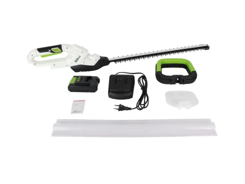 TRUTZHOLM Heckenscheren|Akku Heckenschere 20V 2Ah 520mm Schnittlänge mit Akku und Schnellladegerät