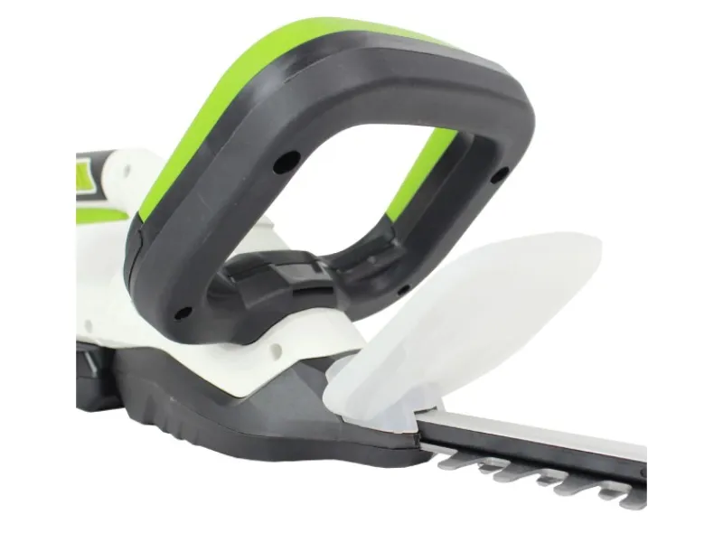 TRUTZHOLM Heckenscheren|Akku Heckenschere 20V 2Ah 520mm Schnittlänge mit Akku und Schnellladegerät