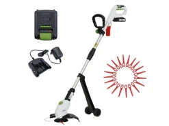 Akku Rasentrimmer Akku und Ladegerät 26 cm Kantenschneider Trimmer mit Nylonmesser*TRUTZHOLM Discount