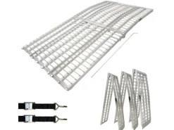 Auffahrrampe 3 Teilig Klappbar 305 cm Grau*TRUTZHOLM Online