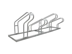 Fahrradständer Für 4 Fahrräder Höhenversetzt 140x45 cm Stahl*TRUTZHOLM Sale