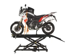 TRUTZHOLM Quads|Motorroller|Hydraulische Motorradhebebühne XL 560 kg Breite 60,5 cm Schwarz