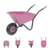 Kinder TRUTZHOLM Outdoor-Spielzeug|Kinder-Gartengeräte|Kinderschubkarre Traglast 40 kg 20L Kunststoffwanne Vollgummirad Rosa