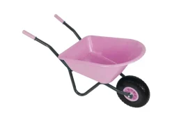 Kinder TRUTZHOLM Outdoor-Spielzeug|Kinder-Gartengeräte|Kinderschubkarre Traglast 40 kg 20L Kunststoffwanne Vollgummirad Rosa