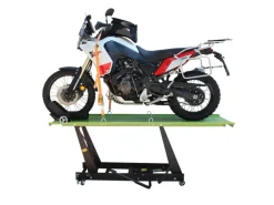 Motorradhebebühne Hydraulisch 450 kg Extra Breit 67,5 cm Schwarz Grün*TRUTZHOLM Online