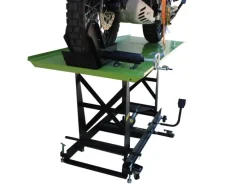 Motorradhebebühne Hydraulisch 450 kg Extra Breit 67,5 cm Schwarz Grün*TRUTZHOLM Online