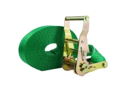 TRUTZHOLM Quads|Ratschen Spanngurt 1 Teilig 6m 2t 2000kg TÜV GS Grün