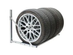 TRUTZHOLM Weitere Ordnungssysteme Für Den Garten|Reifenwandhalterung für 4 Räder Ausziehbar Klappbar 136 kg Traglast