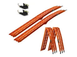 2x Auffahrrampe Klappbar 228 cm Traglast 680 kg Orange*TRUTZHOLM Online