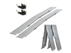 TRUTZHOLM Quads|2x Auffahrrampen Klappbar 307 cm Extra Lang Traglast 900 kg