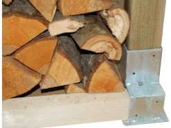 TRUTZHOLM Kaminholzregale|4x Holzstapelhilfe Stapelhilfe Für Brennholz Holzstapelhalter