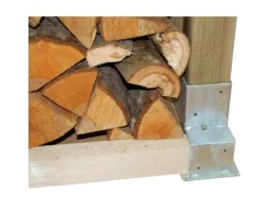 2x Holzstapelhilfe Stapelhilfe Holzstapelhalter Kaminholzregal*TRUTZHOLM Discount