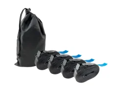 4x Profi Spanngurt 1 Teilig 5m 250 kg Anthrazit mit Tasche*TRUTZHOLM New