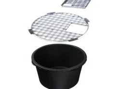 Brunnen-Einbau-Set Becken 36 x Ø 68 cm Abdeckrost und Einsatzstück*Ubbink Online