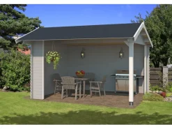 Unterstand / Lounge Kirian 300 28 mm Fundamentmaß 3800 x 3000 mm* Outlet