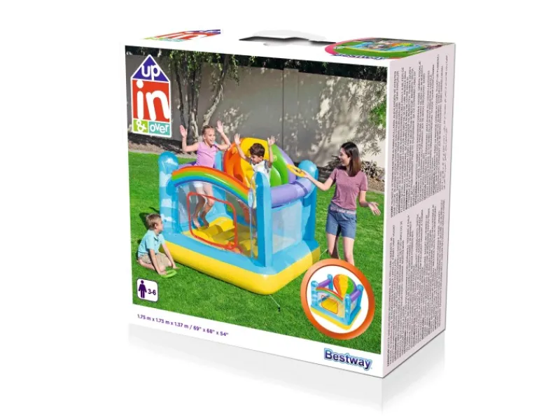 Up, In & Over Trampolin Regenbogen 175 x 173 x 137 cm*Bestway Online