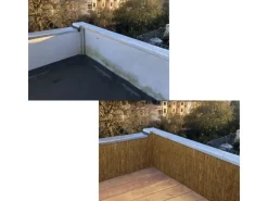 Sichtschutz Schilf 90 x 300 cm Braun*urfence New