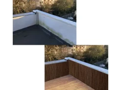 Sichtschutz Weide 80 x 300 cm Braun*urfence