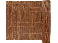 urfence Balkonsichtschutz|Sichtschutz Weide 110 x 500 cm Braun