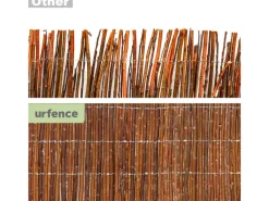 urfence Balkonsichtschutz|Sichtschutz Weide 110 x 500 cm Braun