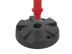UvV Quad 4 Stück Kettenpfosten Kettenständer & 10 m Absperrkette 6mm Rot Weiß U62* Outlet